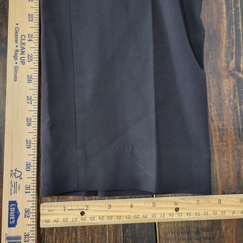 Nautica GAFF Men's Dress Pants Poly Blend Black size 32x32 NEW - Picture 5 of 8